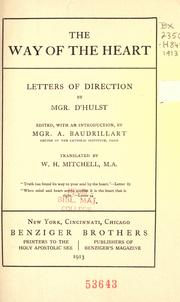 Cover of: The way of the heart: letters of direction