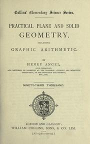 Cover of: Practical plane and solid geometry, including graphic arithmetic.
