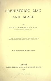 Cover of: Prehistoric man and beast