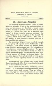 Cover of: The American alligator