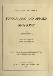 Cover of: Atlas and textbook of topographic and applied anatomy