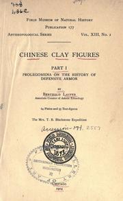Cover of: Chinese clay figures.
