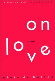 Cover of: On love by Alain De Botton