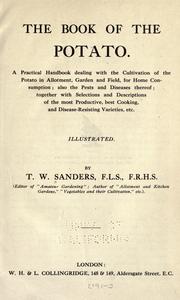 Cover of: The book of the potato. by Thomas William Sanders