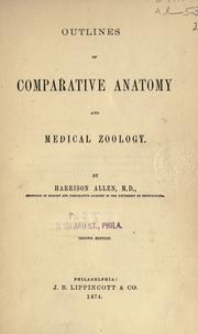 Cover of: Outlines of comparative anatomy and medical zoology
