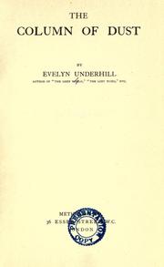 Cover of: The column of dust by Evelyn Underhill