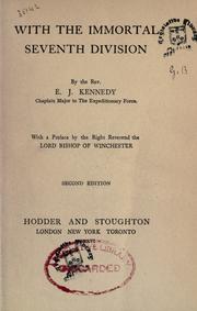 Cover of: With the immortal seventh division by Kennedy, E. J.