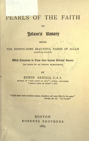 Cover of: Pearls of the Faith by Edwin Arnold