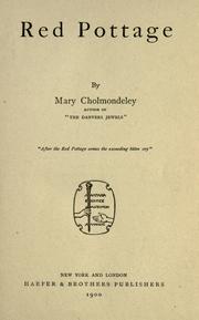 Cover of: Red pottage. by Mary Cholmondeley
