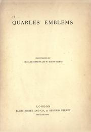 Cover of: Quarles' emblems by Francis Quarles