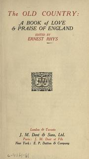 Cover of: The old country by Ernest Rhys
