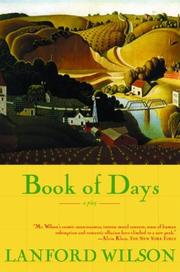 Cover of: Book of days by Lanford Wilson