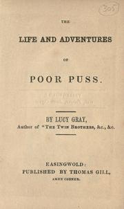 Cover of: The life and adventures of Poor Puss.