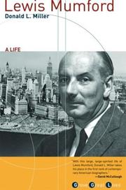 Cover of: Lewis Mumford, a Life
