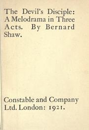 Cover of: The devil's disciple by George Bernard Shaw
