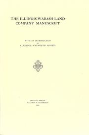 Cover of: The Illinois-Wabash Land Company manuscript
