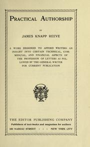 Cover of: Practical authorship by Reeve, James Knapp