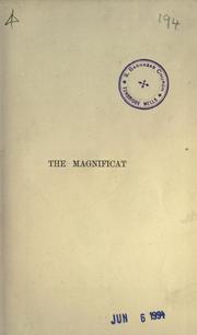 Cover of: The magnificat by Richard Meux Benson