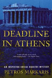 Cover of: Deadline in Athens: An Inspector Costas Haritos Mystery