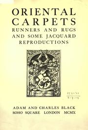 Cover of: Oriental carpets: runners and rugs and some Jacquard reproductions