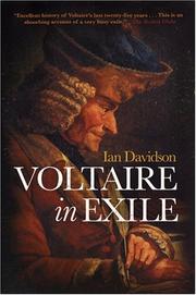 Cover of: Voltaire in Exile: The Last Years, 1753-78