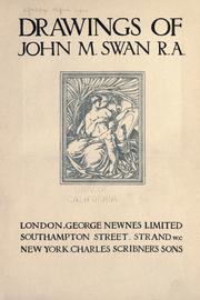 Cover of: Drawings of John M. Swan, R. A