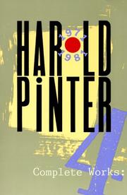 Cover of: Complete Works, Volume IV by Harold Pinter