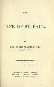 Cover of: The life of St. Paul. by James Stalker