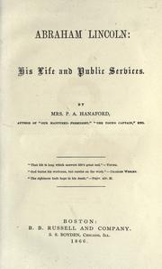 Abraham Lincoln by Phebe A. Hanaford