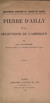 Cover of: Pierre d'Ailly et la d©Øecouverte de l'Am©Øeriqu by Louis Salembier