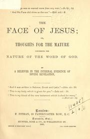 Cover of: The Face of Jesus by William Horatio Clarke
