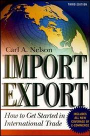 Import/Export by Carl A. Nelson