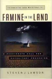 Cover of: Famine in the Land by Steven Lawson