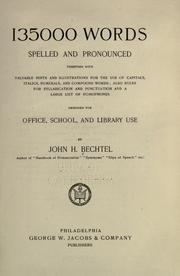 135000 Words Spelled and Pronounced (1904)