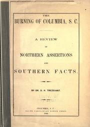 The burning of Columbia, S.C by D. H. Trezevant
