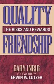 Cover of: Quality friendship