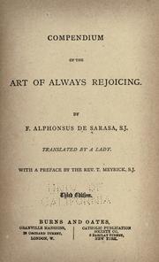 Cover of: Compendium of the art of always rejoicing