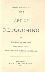 Cover of: The art of retouching