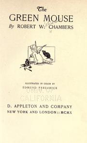 Cover of: The green mouse by Robert W. Chambers