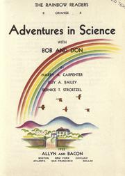 Cover of: Adventures in science with Bob and Don by Harry Allen Carpenter