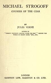 Cover of: Michael Strogoff by Jules Verne