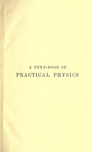 Cover of: text-book of practical physics