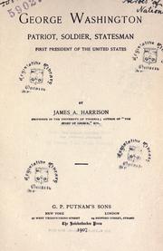 Cover of: George Washington by James Albert Harrison