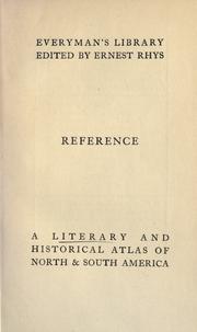 Cover of: A literary and historical atlas of America.