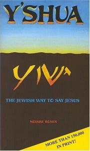 Cover of: Y'shua by Moishe Rosen