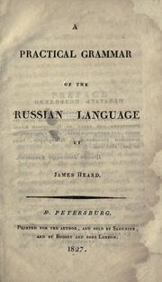Cover of: A practical grammar of the Russian language