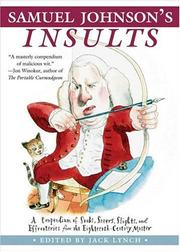Cover of: Samuel Johnson's Insults by Jack Lynch