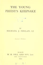 Cover of: The young priest's keepsake