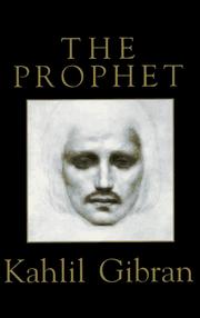 Cover of: The Prophet by Kahlil Gibran