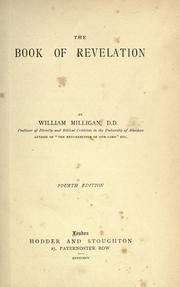 Cover of: The Book of Revelation by William Milligan